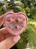 Crystal Butterfly Earrings