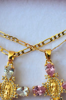 Pear Shape Mary Cross In 2 Colors