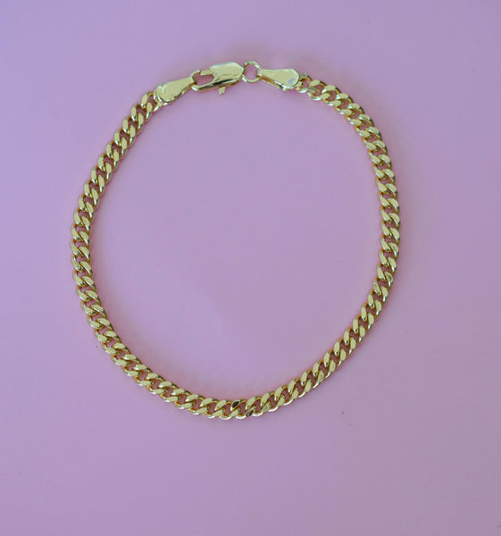 Kyra Cuban Chain Bracelet