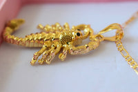 Gold Scorpion Necklace