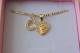 Beautiful Saint Jude Heart & Initial