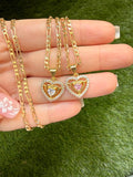 Little Heart Necklace (Pink or White)