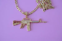 Tricolor Machine Gun (Extra Thick Chain)