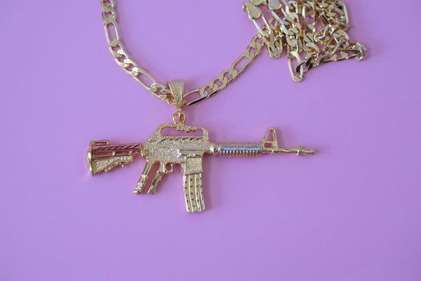 Tricolor Machine Gun (Extra Thick Chain)