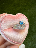 Blue Crown Ring
