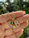 Pink Icy Cherry & Initial