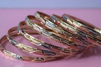 Scarlett Tricolor 7 Bangle Set