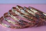 Scarlett Tricolor 7 Bangle Set
