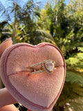 Two Row Heart Ring (gold)