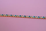 Light Blue Eye Line Bracelet