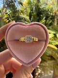 Baguette Cuban Ring