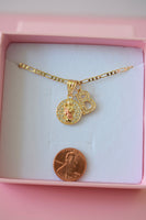 Icy Round Saint Jude & Initial