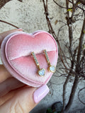 Heart Drop Earrings