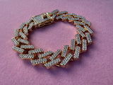 8 Inch Iced Out Link Bracelet