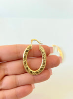 Flat Oval Hoops