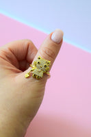 Diamond Kitty Ring