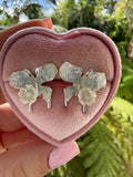 Floral Butterfly Studs