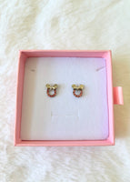 Pink Mouse Earrings