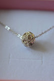 Silver Ball Necklace
