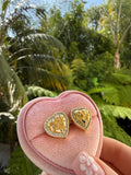 Diamond Nugget Earrings
