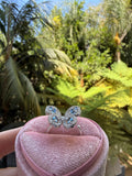 Large Sapphire Butterfly Ring