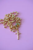 Image Of Mary Rosary (Blue)