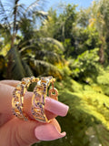 Small Cuban Link Hoops
