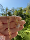Spinning Flower (Figaro Chain)
