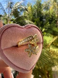 Flower Bypass Ring