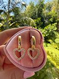 Heart Dangle Earrings