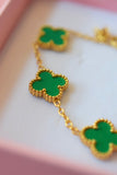 Jade Lucky Clover Bracelet