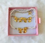 Bow Pearl Set