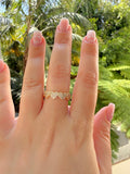 Pavé Diamond Heart Band