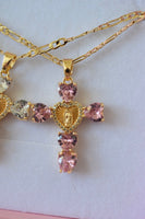 Heart Mary Cross In 2 Colors