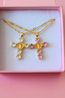 Heart Mary Cross In 2 Colors