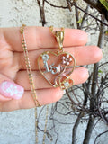 15 Floral Necklace