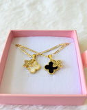 Package Deal: Both Clover & Blossoms (Figaro Chain)