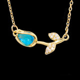 Horizontal Rose (blue)