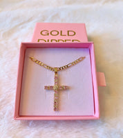 Pink Bling Bling Cross