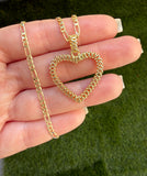 Benny Heart Necklace (Thinner)