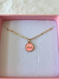 Pink Mom Necklace