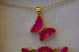 Lucky Butterfly Set (Hot Pink)