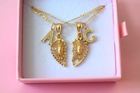 Te Amo Mary Heart Set With Initials