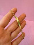 Kid's Cuban Link ID Bracelet