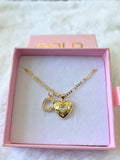 Heart Of Gold With Initial