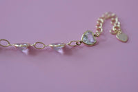 Bezel Heart Bracelet