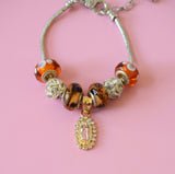 Icy Dainty Mary Charm Bracelet