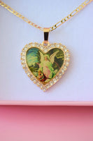 Guardian Angel Heart Necklace