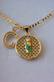 Round Diamond Saint Jude & Initial