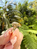 Diamond Nugget Heart Ring